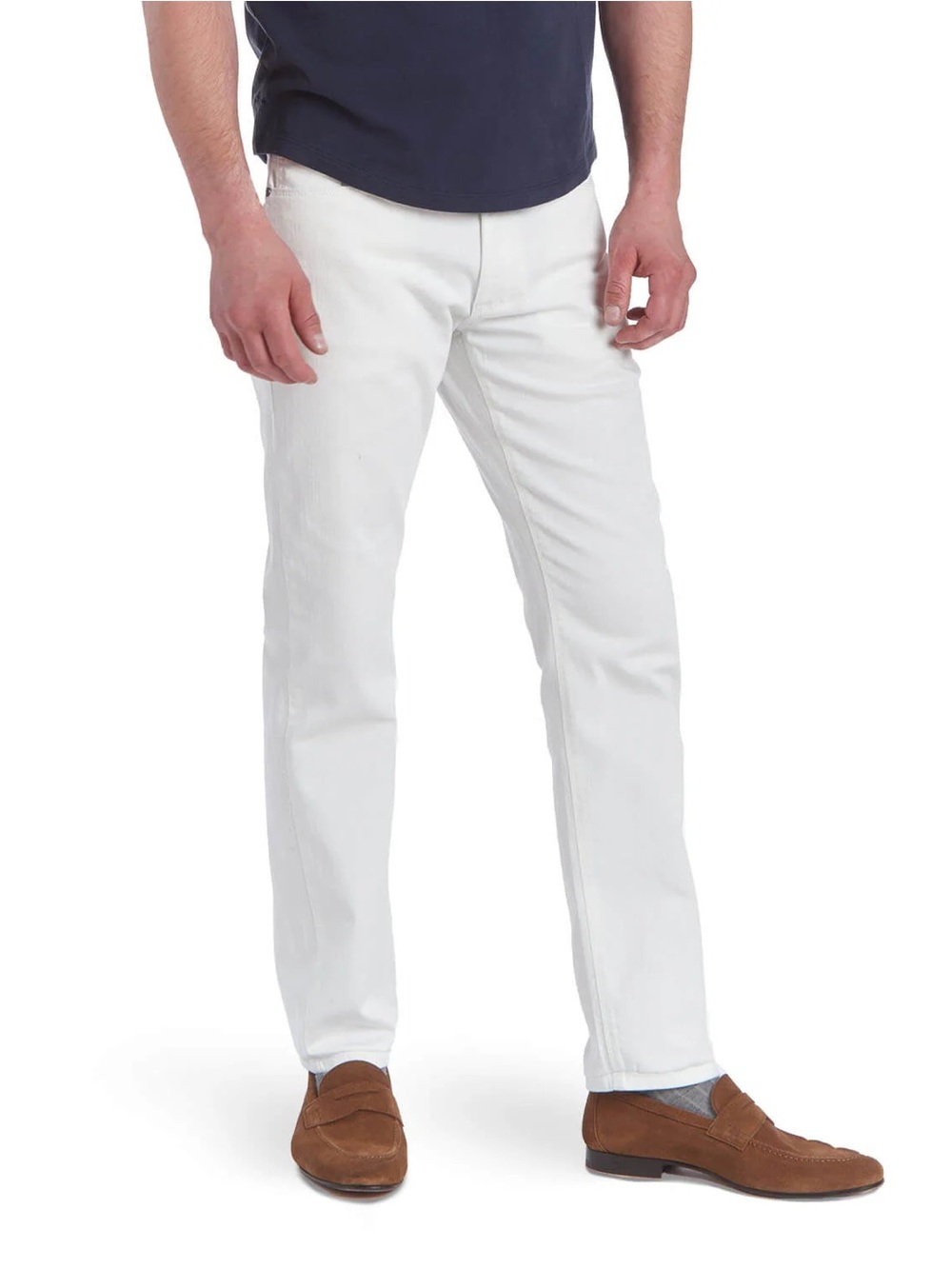 Mott & Bow Men's Mercer Straight-Leg Jeans 38x30 in Bone